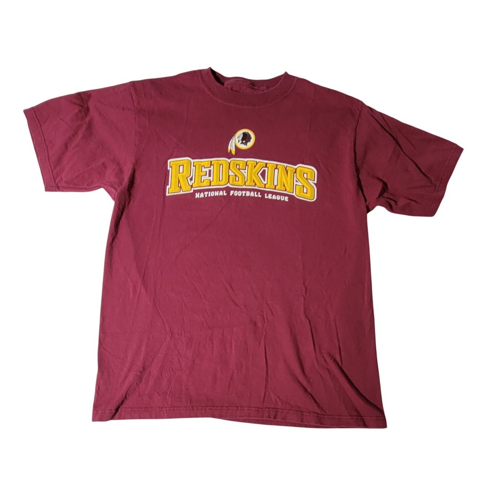 Reebok NFL Washington Redskins Burgundy Graphic T-Shirt Mens Medium